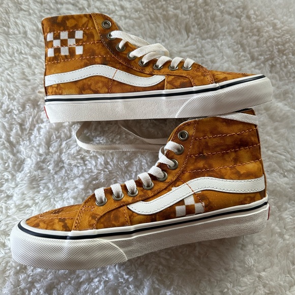 Rare LE Vans Sk8-Hi 38 Decon VR3 SF Tie-Dye Inca Gold Sun size 5.5 - Picture 3 of 8